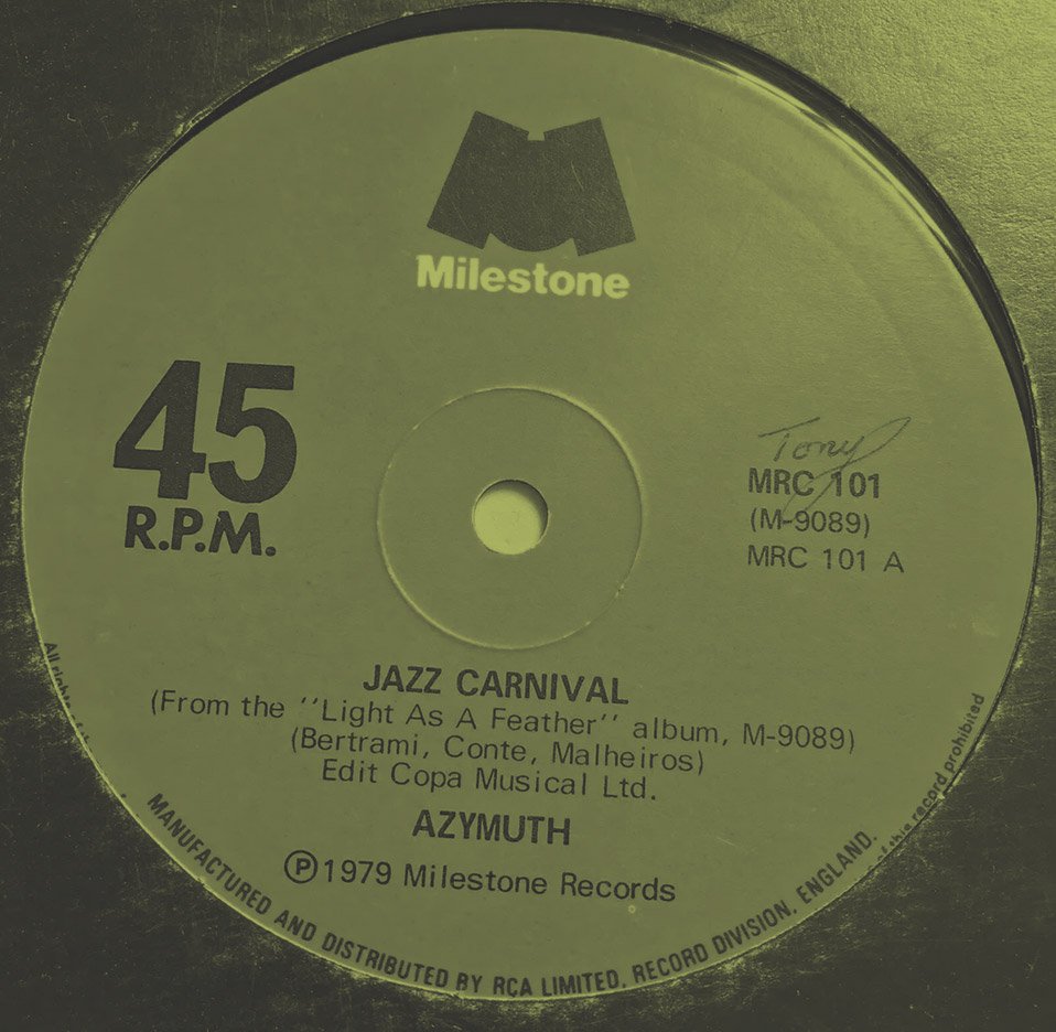 Jazz Carnival – Azymuth
Light As A Feather LP (Milestone Records) 1979