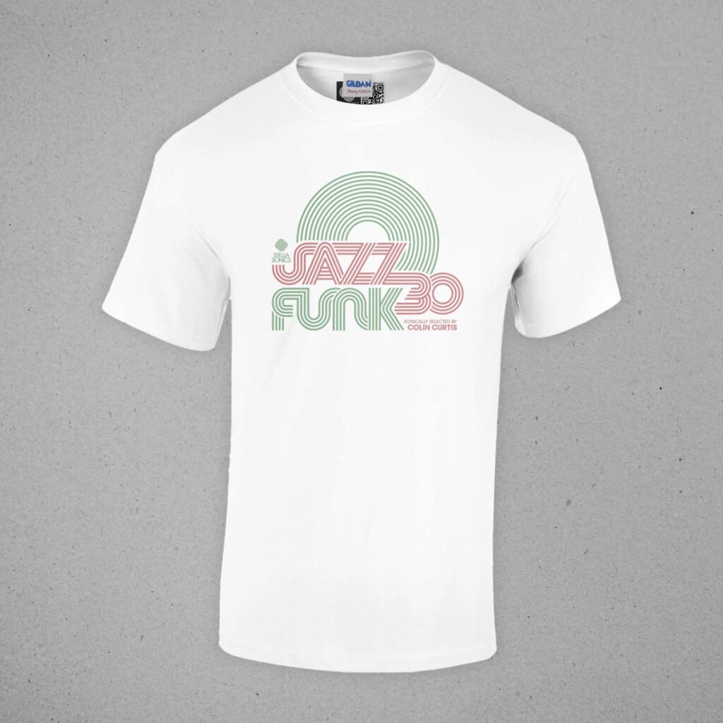 Colin Curtis Jazz Funk 30  T-Shirt White