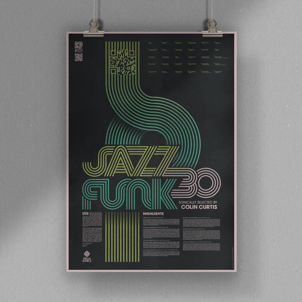 Colin Curtis Jazz Funk 30 Wall Art